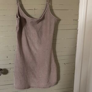 SKIMS Taupe Mini Dress